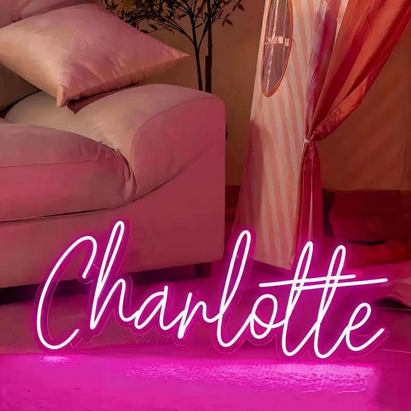 Custom Text Neon Sign, LED Sig - Neon Sign Custom Led 评论和价格