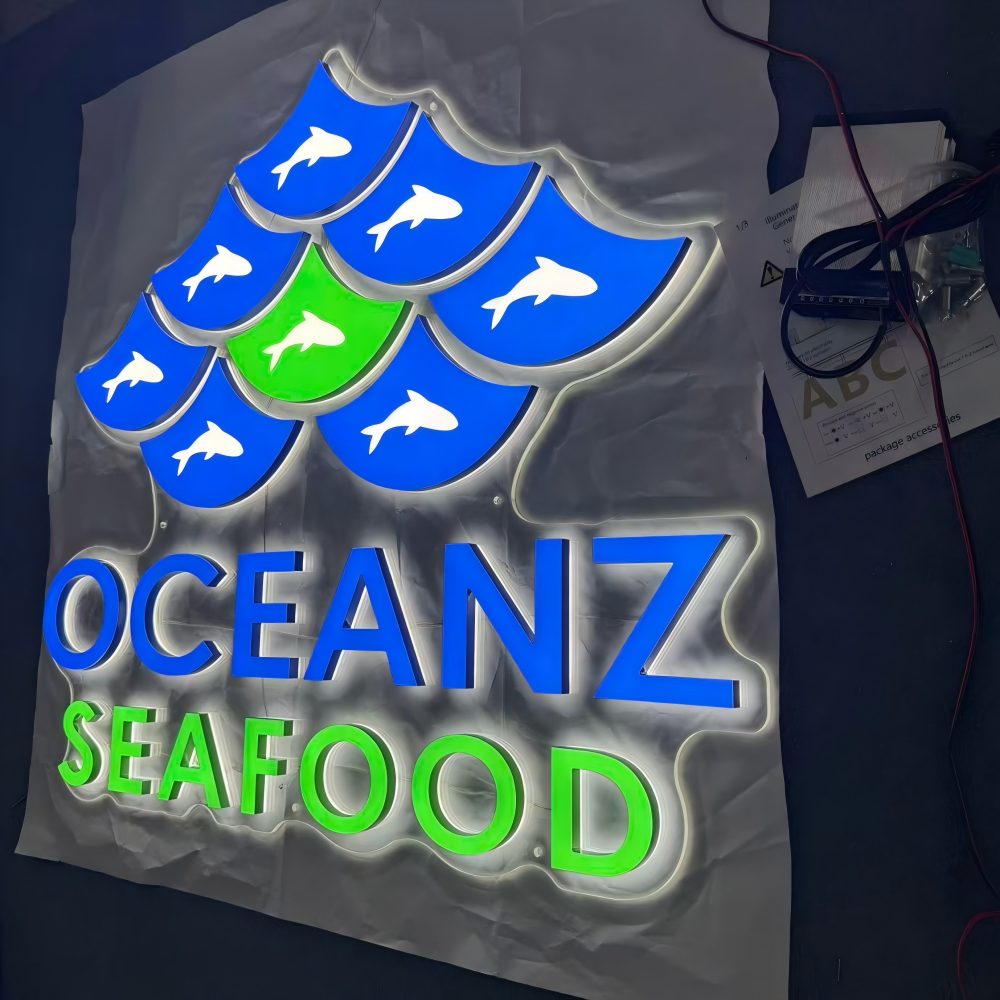 Customized 3D LED-Lighted Chan - Lighting Decor Company 评论和价格
