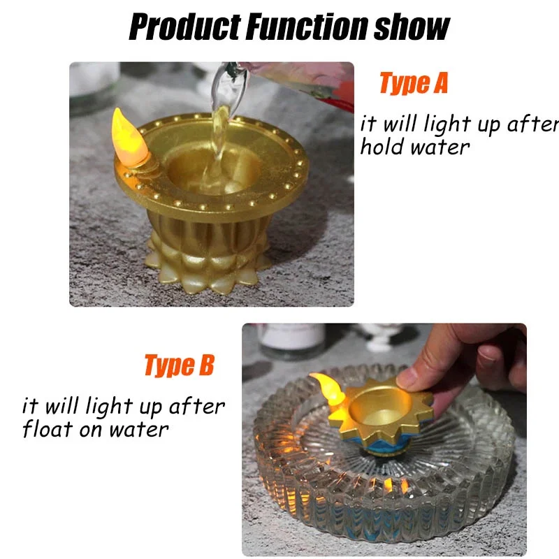 LED Candle Lamp Diwali Simulat - Lighting Decoration For Diwali 评论和价格