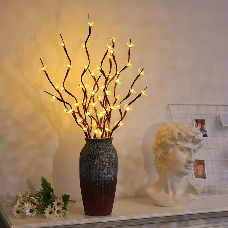 1/2PC 20LED Cherry Blossom Tre - Lighting Decor For Home 评论和价格