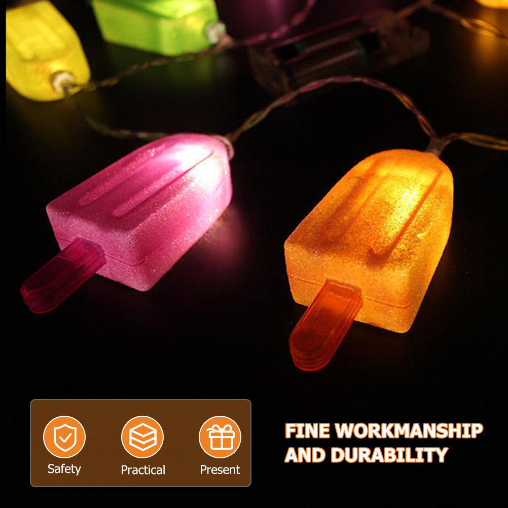 Ice Cream Lights String Light  - Lighting Room Decor Photo 评论和价格
