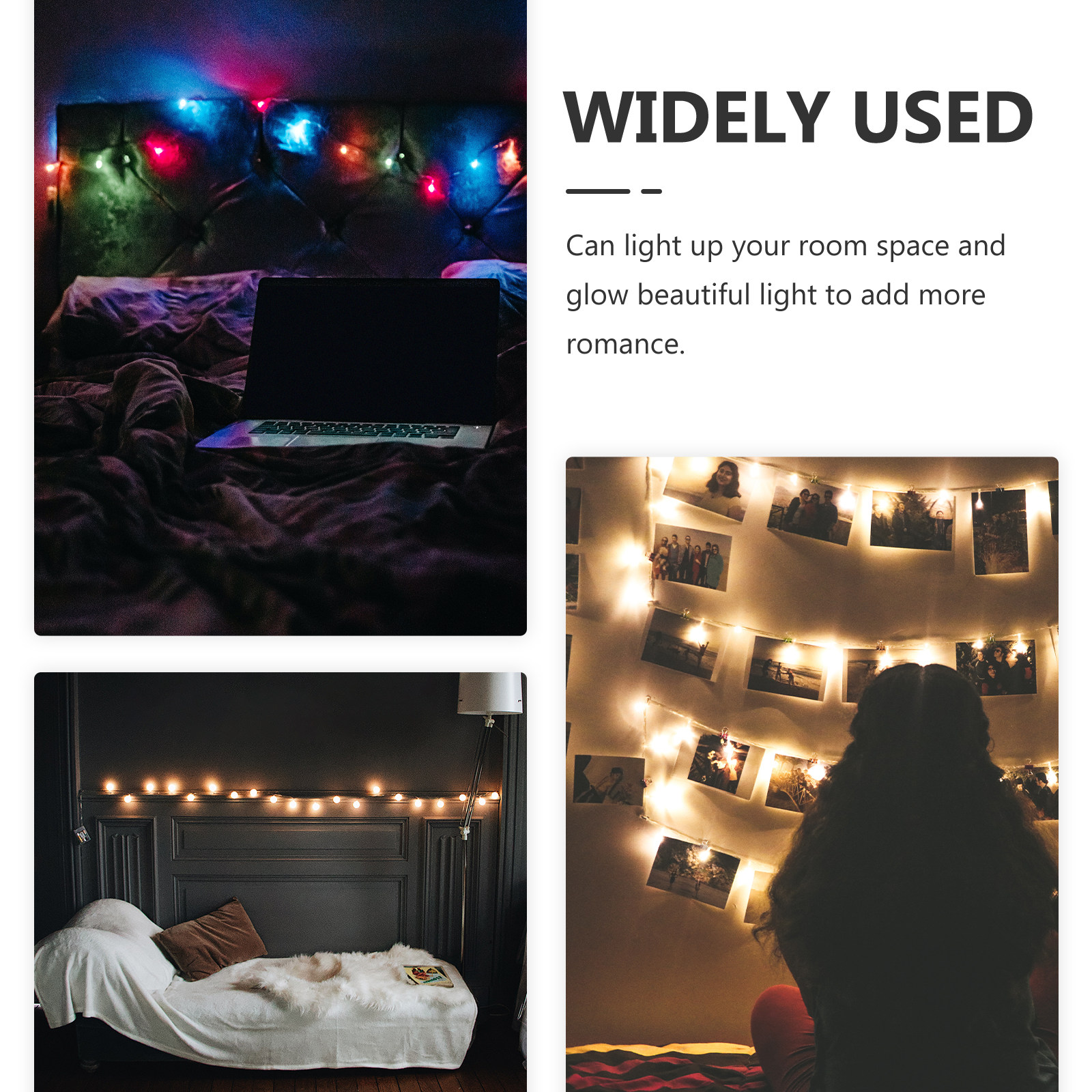 Ice Cream Lights String Light  - Lighting Room Decor Photo 评论和价格