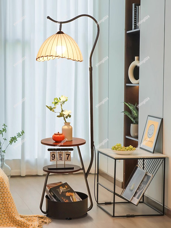 Retro Floor Lamp with Storage  - Decor Lighting Floor Lamps 评论和价格