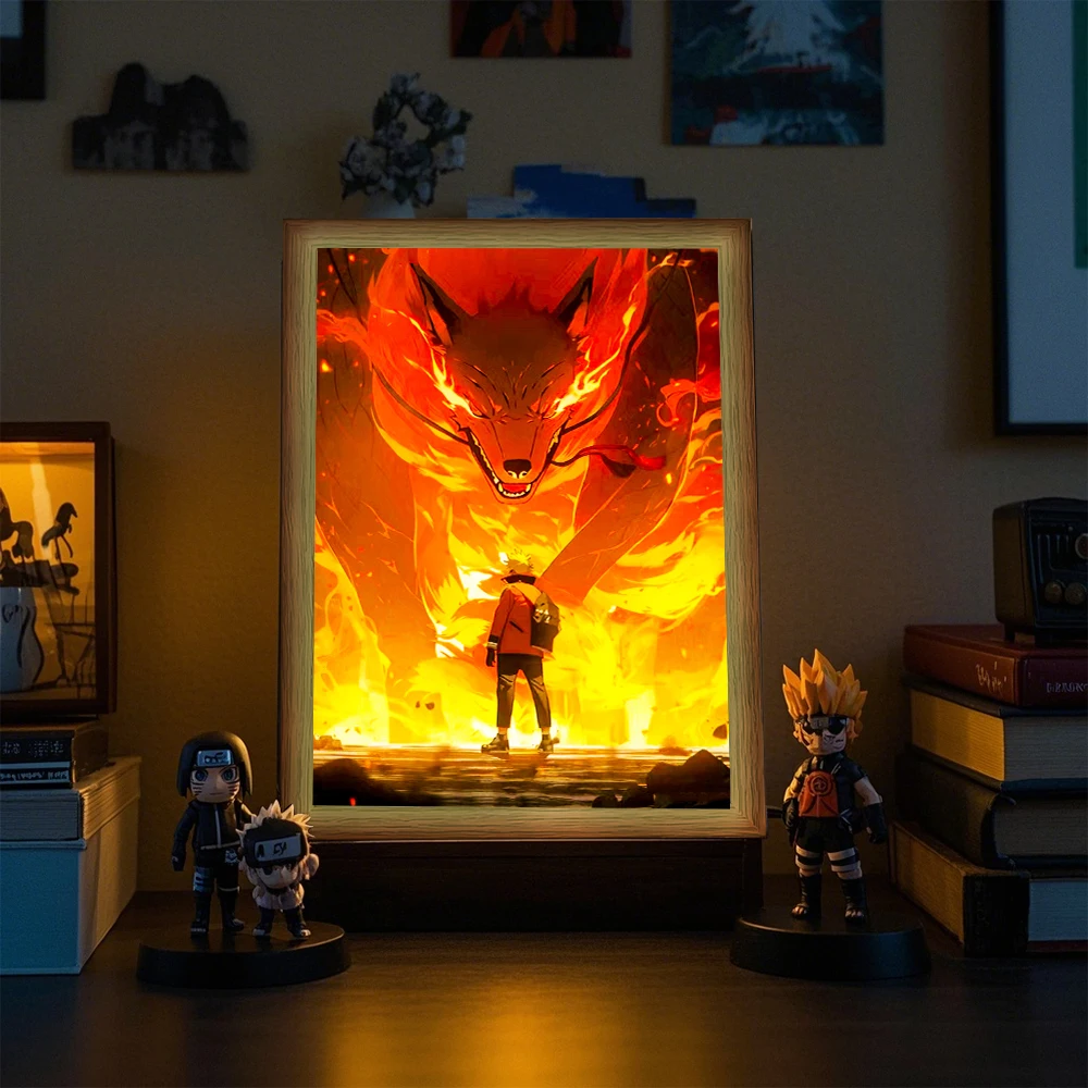 Anime Naruto Figure Sticker Li - Lighting Room Decor Photo 评论和价格
