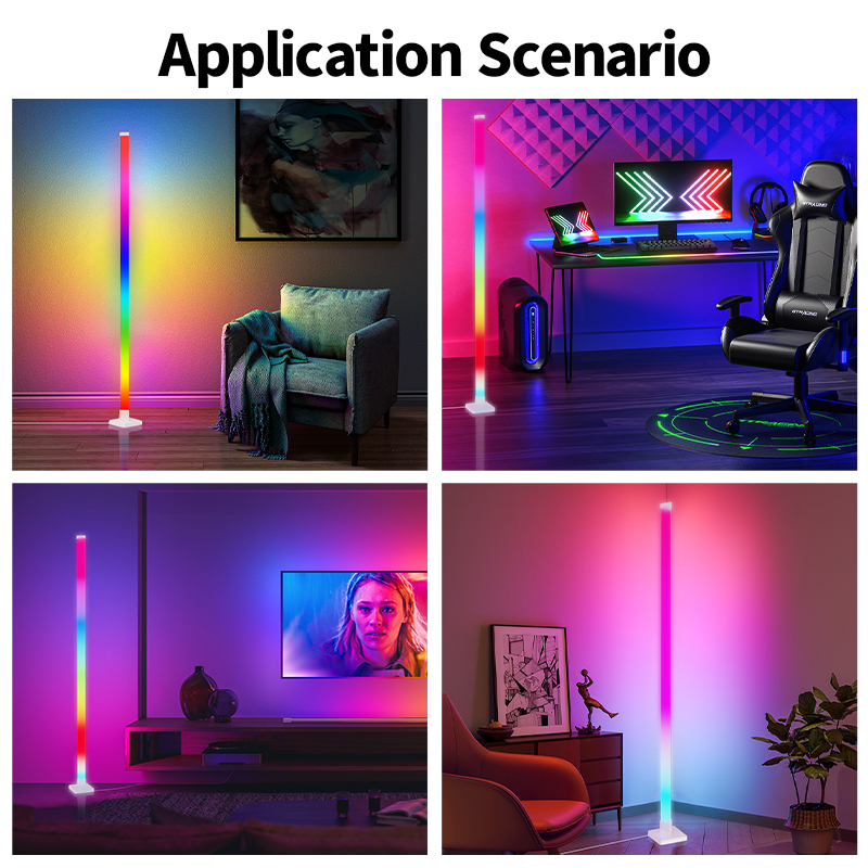 RGB Dimmable Smart Standing LE - Decor Lighting Floor Lamps 评论和价格