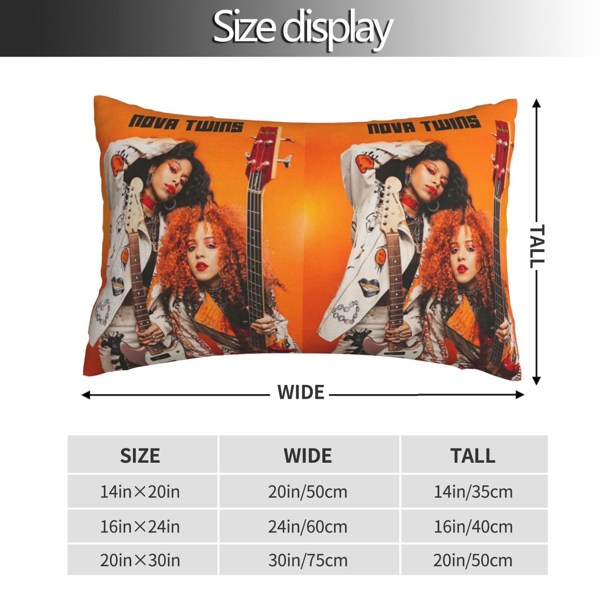 Nova Twins Rectangle Pillowcas - Nova Decor & Lighting Juletrelys 评论和价格