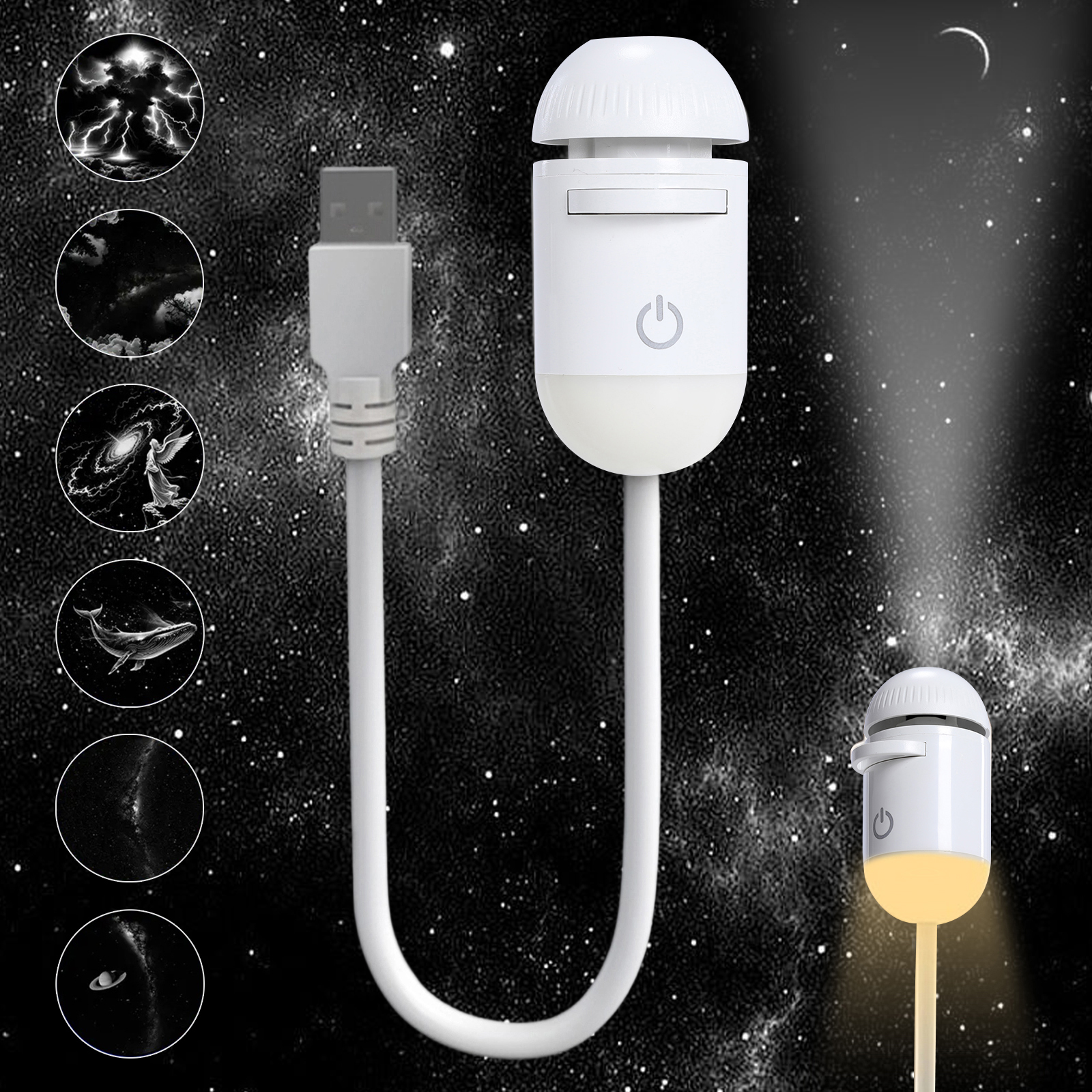 Galaxy Starry Sky Night Light  - Lighting Decor Home 评论和价格