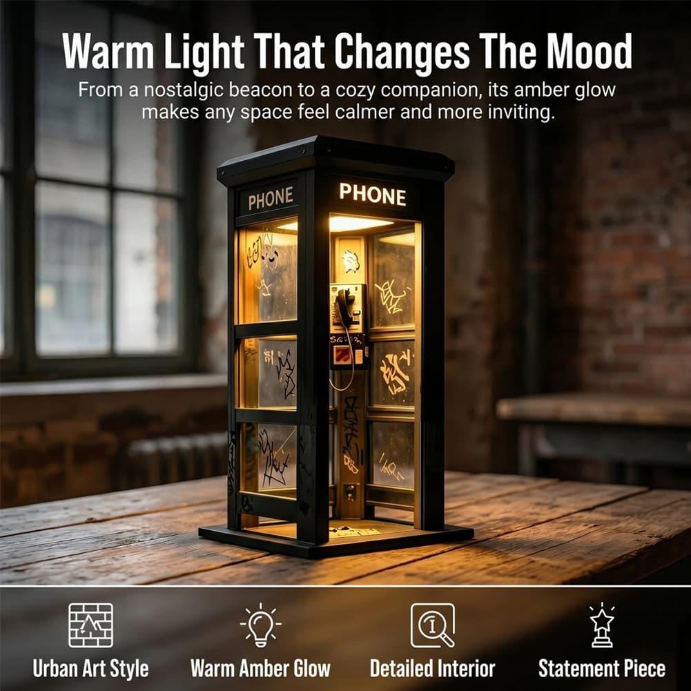 Vintage London Telephone Booth - Lighting Decor Home 评论和价格