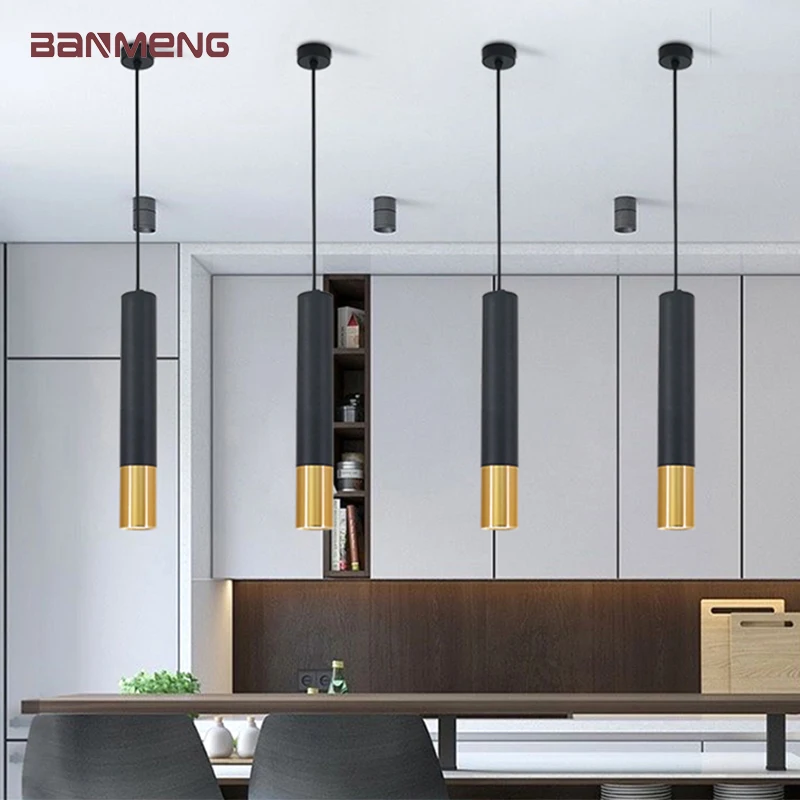 Modern LED Long Tube Pendant L - Lighting Decor Company 评论和价格