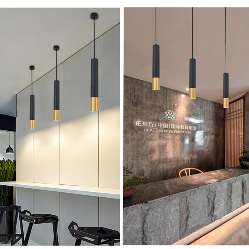 Modern LED Long Tube Pendant L - Lighting Decor Company 评论和价格