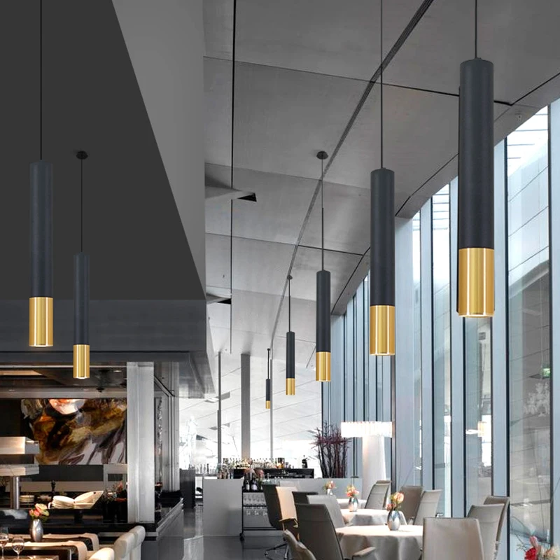 Modern LED Long Tube Pendant L - Lighting Decor Company 评论和价格