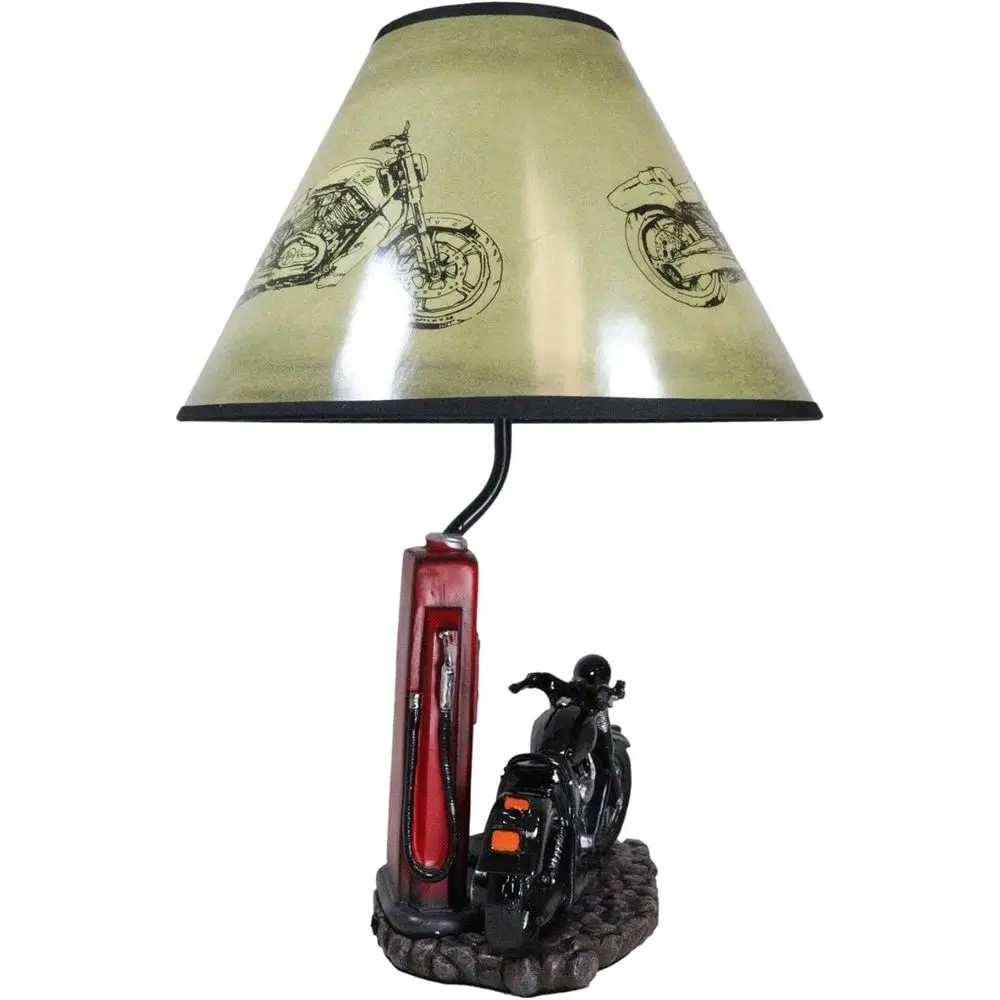 Vintage Retro Black Motorcycle - Lighting Decor Home 评论和价格