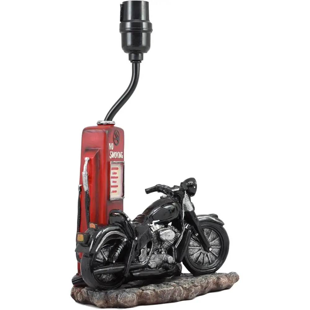 Vintage Retro Black Motorcycle - Lighting Decor Home 评论和价格