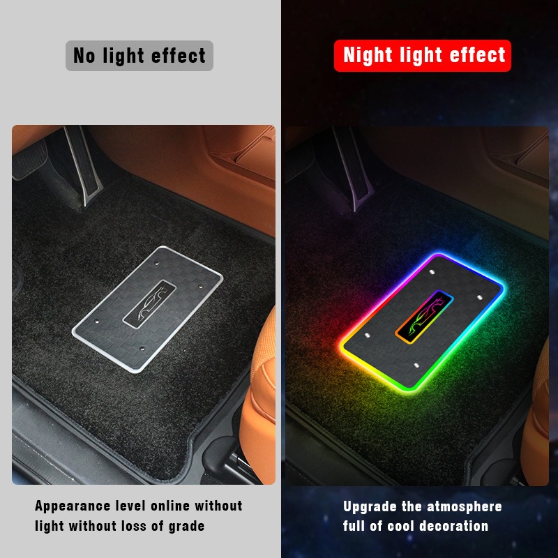 Universal Car LED Floor Mat Am - Decor Lighting Floor Lamps 评论和价格