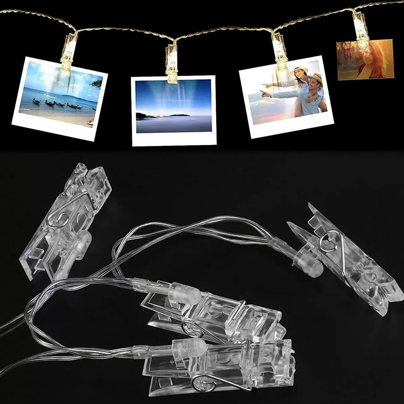 3M LED String Fairy Lights Pho - Lighting Room Decor Photo 评论和价格