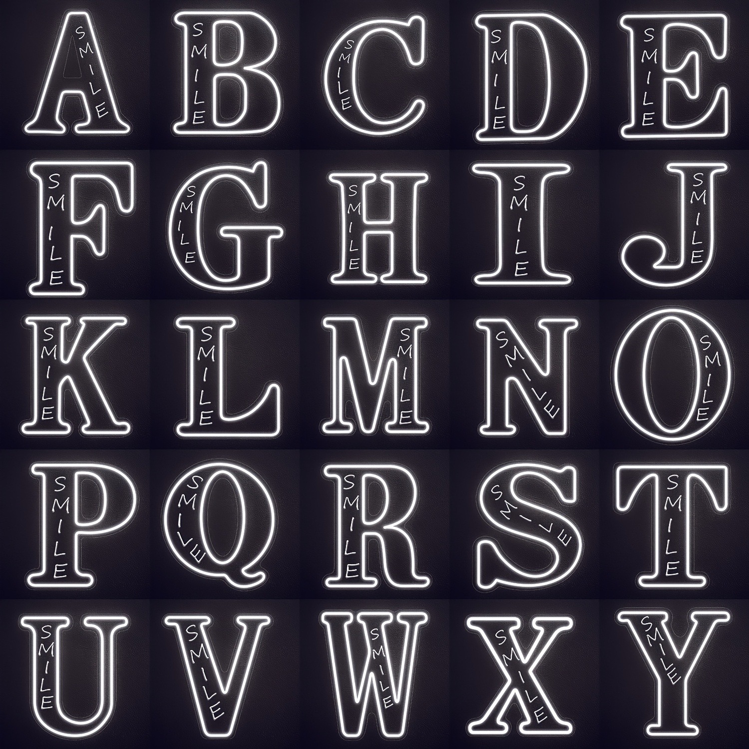 Custom 26 Letters 3D Embossed  - Neon Sign Custom Led 评论和价格