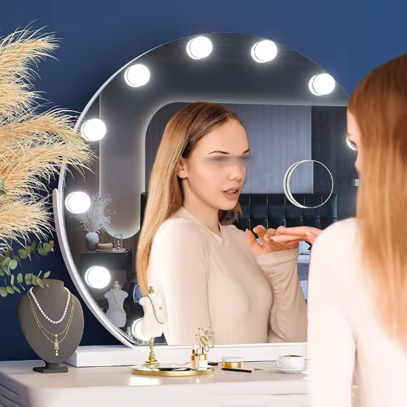 LED Mirror Makeup Mirror w/Lig - Touch Dimmer Lamp 评论和价格