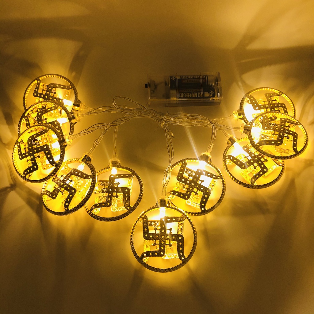 Diwali Light LED AUM OM Swasti - Lighting Decoration For Diwali 评论和价格