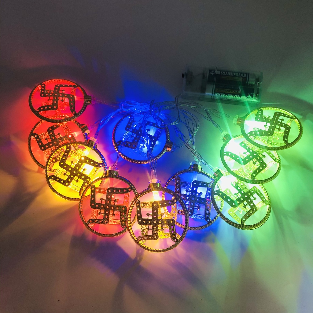 Diwali Light LED AUM OM Swasti - Lighting Decoration For Diwali 评论和价格