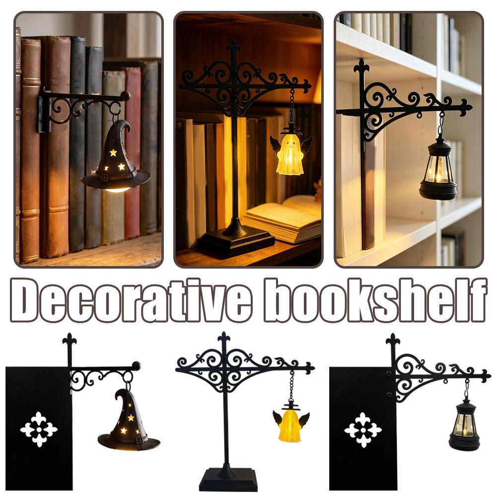 Retro Gothic Bookshelf Lamp Li - Lighting Decor Home 评论和价格