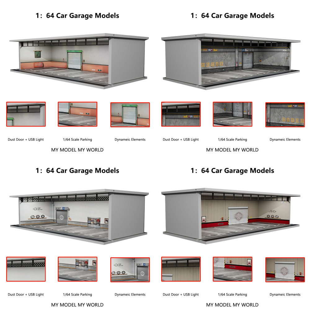 More Art 1/64 Car Garage Diora - Garage Lighting Decor 评论和价格