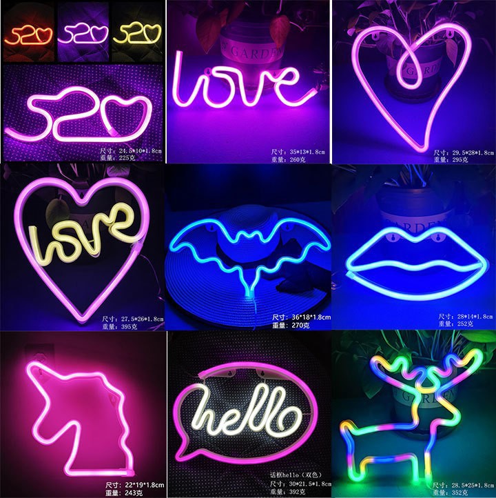 Custom LED Neon Sign with USB/ - Neon Sign Custom Led 评论和价格